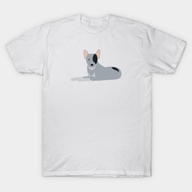 Blue Heeler T-Shirt by Olly Illustrated